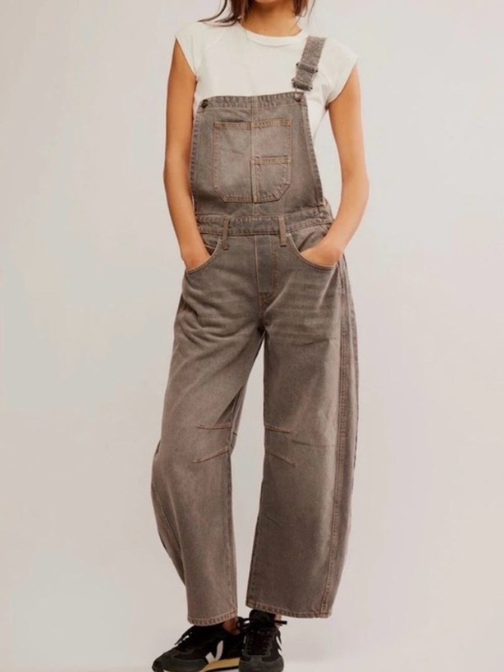 NWT We The Free Good Luck Barrel Overalls
